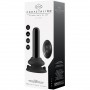 THUMBY GLASS VIBRATOR WITH SUCTION CUP AND REMOTE RECHARGEABLE 10 VELOCIDADES NEGRO